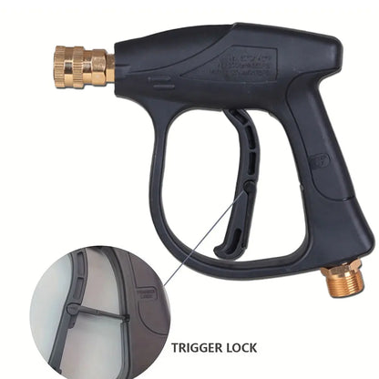 2175PSI High Pressure Washer Gun - M22-14&1/4" Quick Connect with 5 Color Nozzles, Lightweight Compact Gun for Car Cleaning