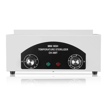 High Temperature Cleaning Box with Timer Dry Heat Sterilizer For Sundry Beauty Hair Nail Metal Tools With Handle