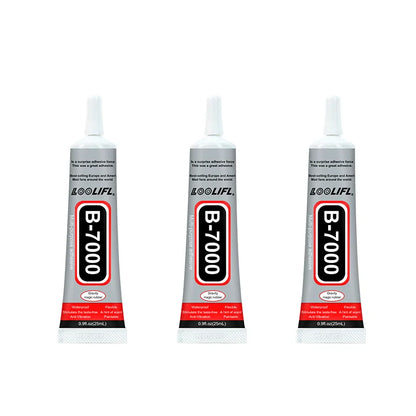 B7000 Glue Multi Purpose Adhesive Strong Clear Glue For Phone Screen Repair Jewelry Making DIY Crafts Metal Glass Plastic Wood