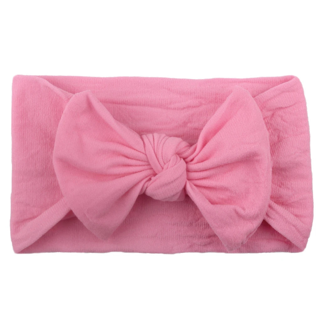 Baby Headband Girls Headwear Hair Accessory Bow Knot Bandage Infant Newborn Toddlers Clothes Kids Rabbit Ear Photo Props