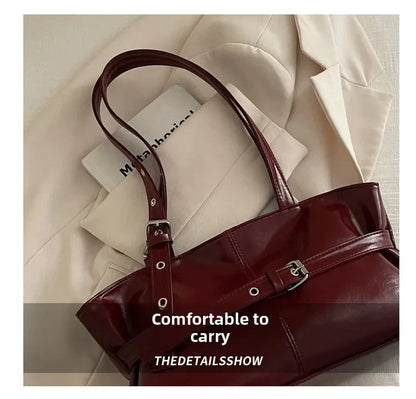 Fashionable Medium Size Versatile Tote Handbag for Daily Use Ethnic Style Synthetic Leather and Canvas Bag