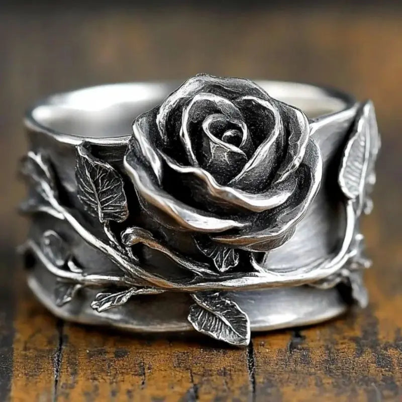 Niche Vintage Ethnic Hollow Inlay Pearl Rings For Women Birthday Party Gift Accessories Custom Jewelry