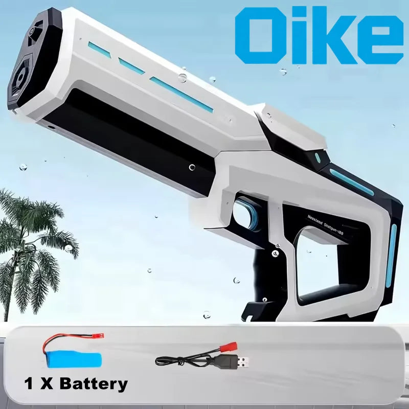 Electric Water Gun Toy for Adults Powerful Automatic Suction Water Blaster Summer Gift Beach Pool Garden Game Outdoor Fun Toy