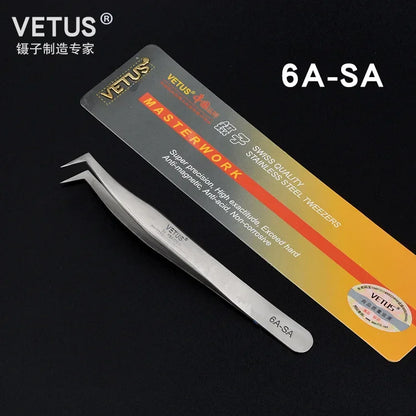 Makeup Professional Eyelash Tweezers 3D Volume Eyelash Extension Tweezer Fan Lash Eyebrow Tweezers VETUS Excellent Closure