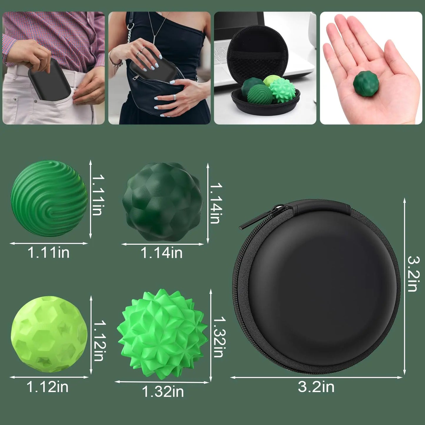 Silicone Sensory Magnetic Balls Stress Relief Anxiety Relief Toys for Adults And Kids Fun Educational Cognitive Development