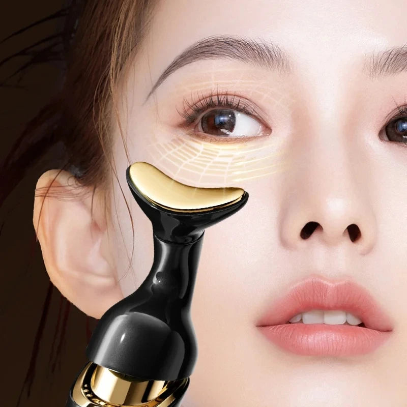 Microcurrent Facial Massager for Lift & Firm Skin, Reduce Wrinkles on Face Neck & Eyes, Rejuvenation Device
