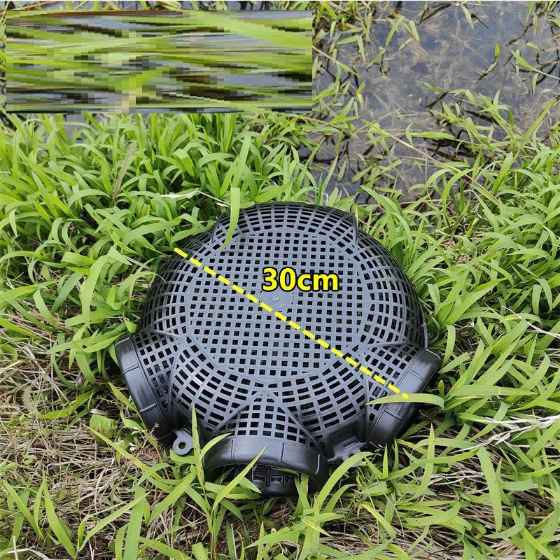 Black Fish Net Cage Fishnet Finless Eel Loach Trap Fishing Pot Durable Plastic Container Mud Cage Container Fishing Traps