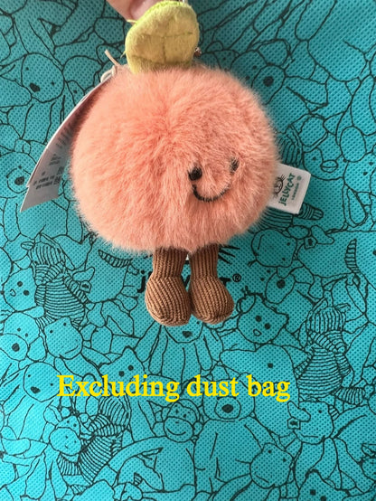 JC Hot Bag Cute Plush Toy label cute girl bag charm plush toy keychain Kawaii plush toy perfect as a birthday  Limited New Gift