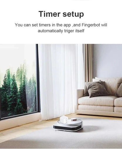 Tuya Zigbee / Bluetooth Fingerbot Plus Robot Button Pusher Switch Bot Smart Home Work With Alexa Google Home Smart Life App