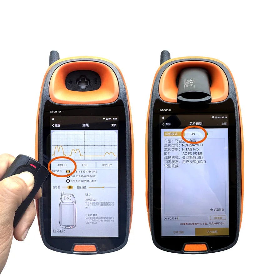 Motorcycle Key For  Spare Remote Control Fob For NMAX V2 AEROX S V1 V2 XMAX SNIPER 155 433.92mhz ID49 SKEA71-03