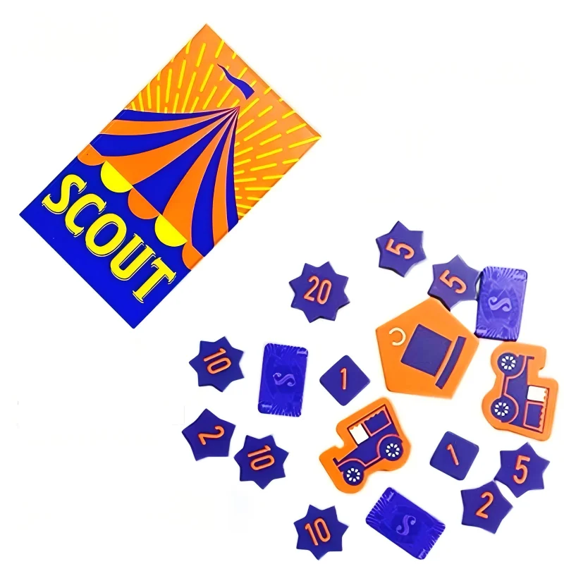 Scout Card Game Circus Scout Board Game 2-5 People Poker Card Deck For Party