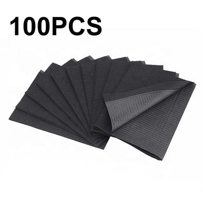 10/25/50/100Pcs Dental Bibs Disposable Tattoo Cleaning Wipes 13"x17" 3 Ply Waterproof Sheet for Nail Tech Dental Clinic Tattoo