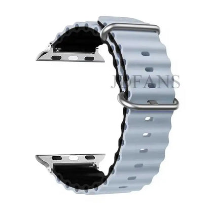 Strap For Apple watch ultra band 49mm 44mm 45mm 41mm 40mm 38mm 44 45 mm 1:1 Original Ocean belt iWatch series 9 10 8 7 se bands