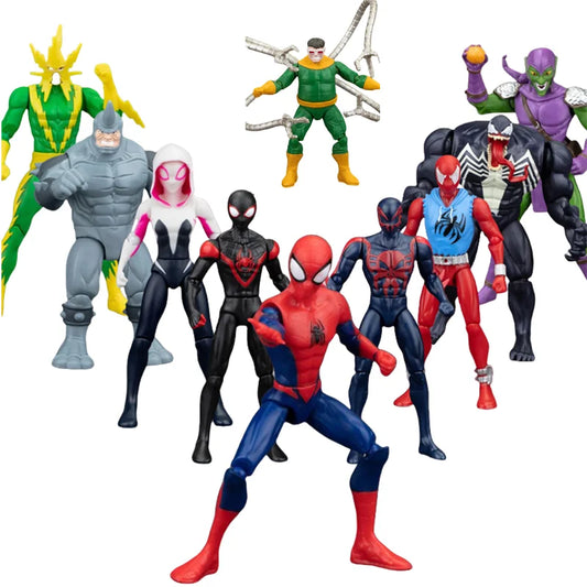 ZD Avengers Super Hero Iron Man Spiderman Gwen Action Figure Collectable Model Desktop Ornaments Toys Children Birthday Gifts