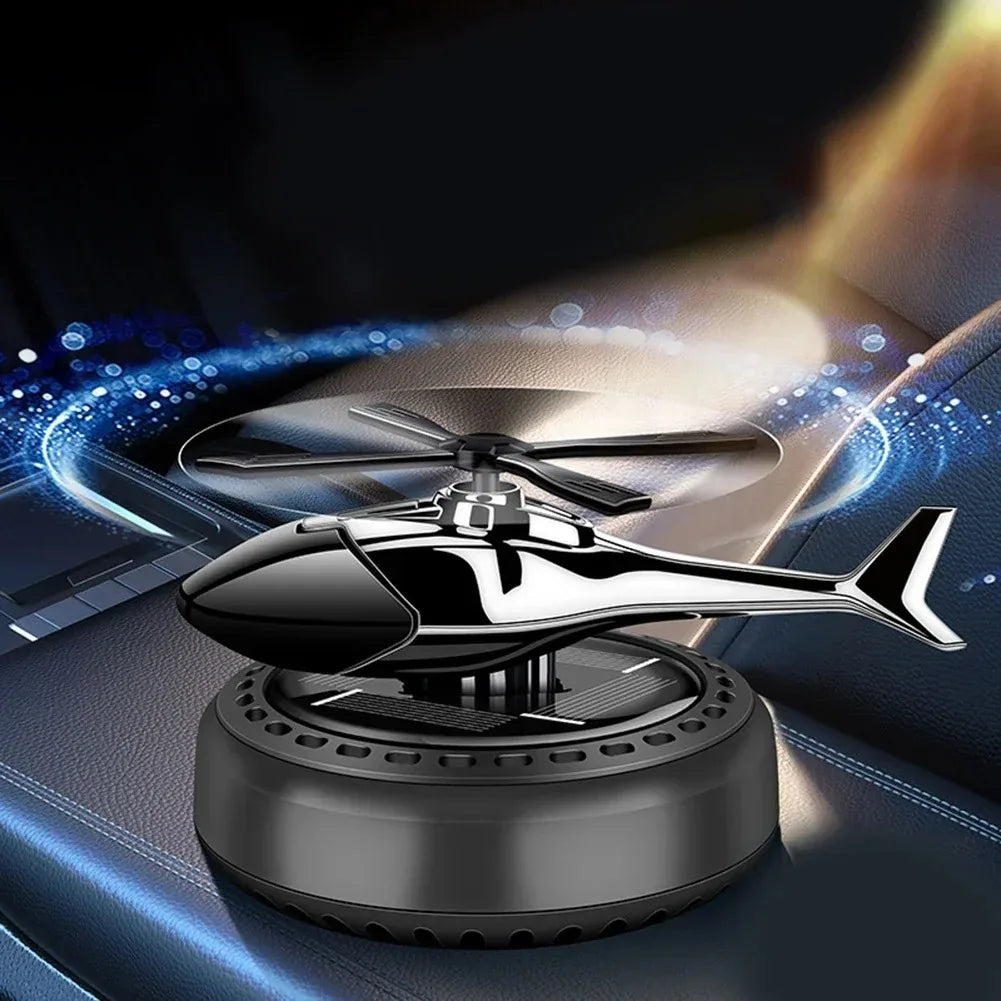 Helicopter Styling Solar Car air freshener Car Interior Decor Aromatherapy Car accessories Propeller rotary perfume diffuser