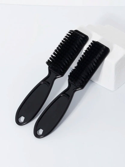 1/2/3pcs beard styling brush professional shaving beard brush hair cutting retro oil head styling carving cleaning brush