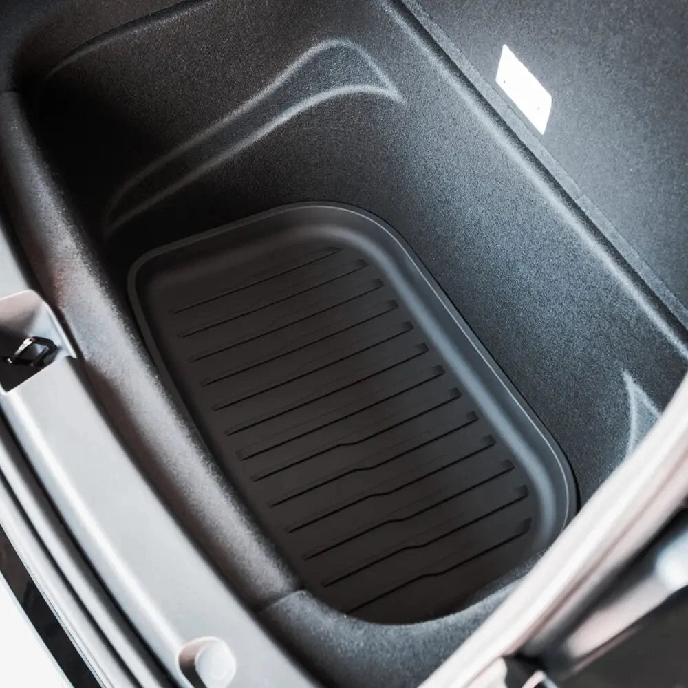 For Tesla Model Y Juniper 2025 Front Rear Trunk Mat TPE Lower Storage Box Pads Protective Cover Cargo Liner Trunk Tray Floor Mat