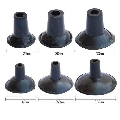 20/10pcs 15/20/25/30mm Black Valve Grinder Sucker for Car Motorcycle Electro-pneumatic Valve Grinder Valve Grinding Cup