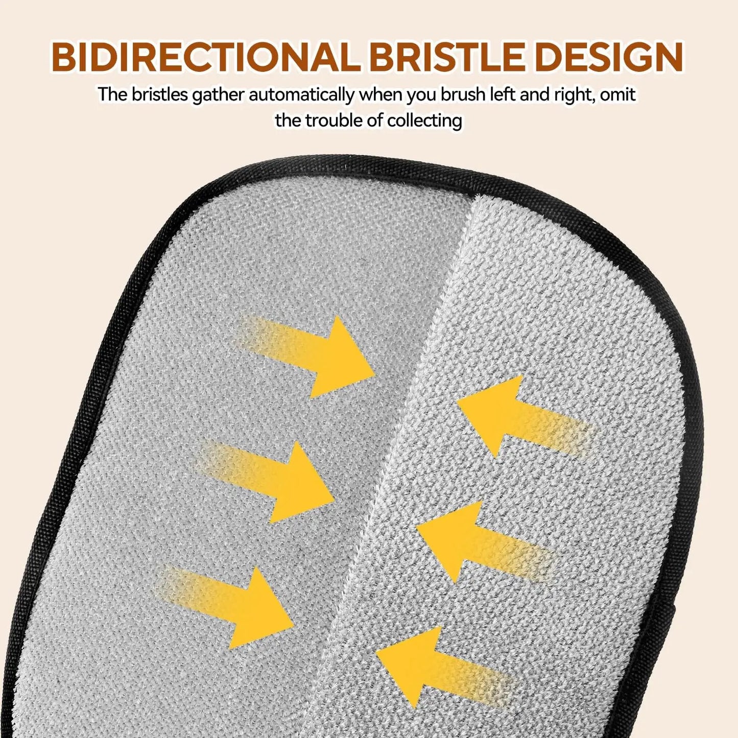 Pet Hair Removal Tool Reusable Static Removal Gloves, Double-Sided Grooming Gloves for Pets, Removes Pet Fur Hair for Carpets