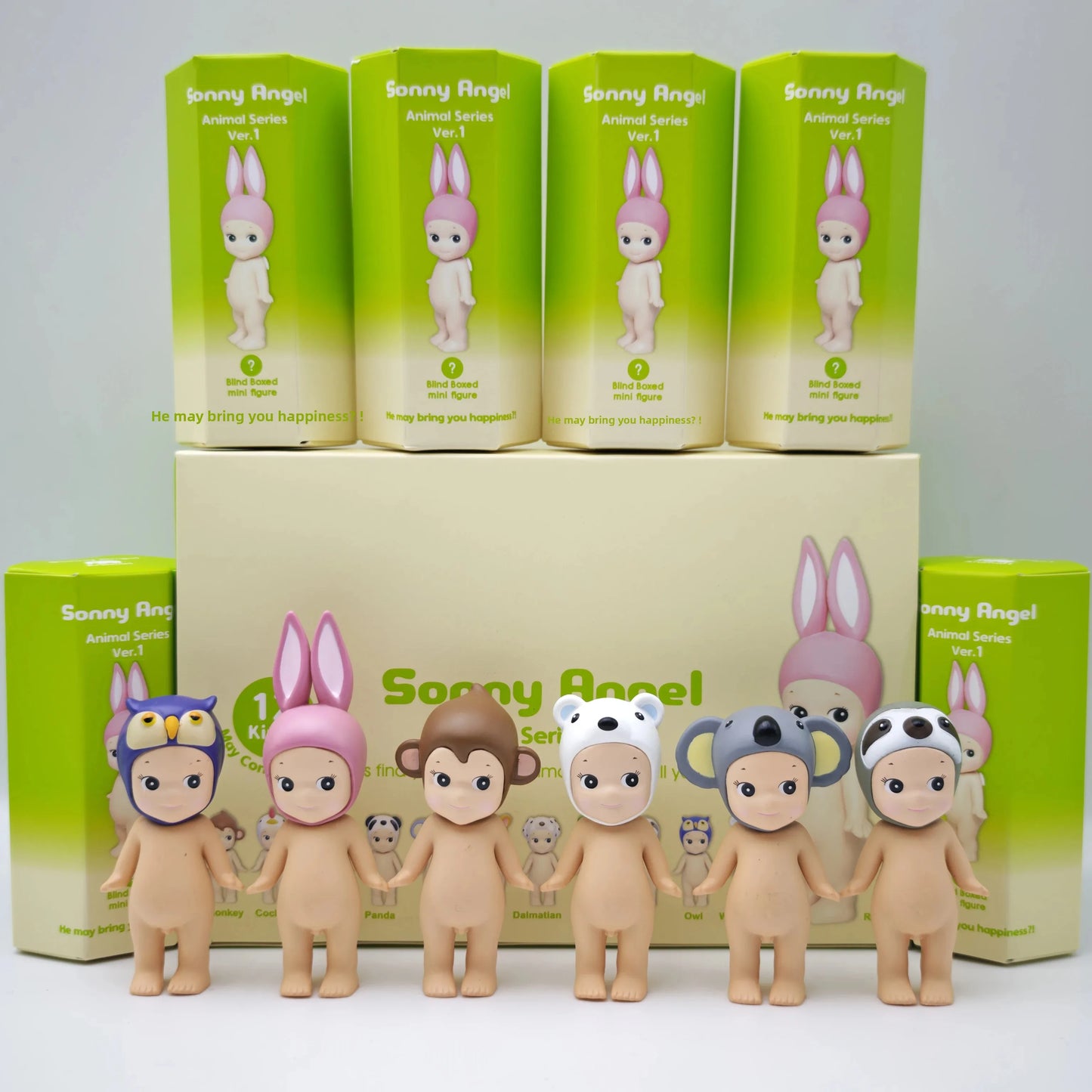 Sonny Angel Blind Box Toys Animal Series Ver.1 Anime Mini Action Figure Cute Doll Ornaments Collection Birthday Christmas Gifts