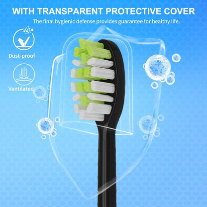 4/10pcs Toothbrush Replacement Heads Compatible with Philips One Series Sonicare Rechargeable Toothbrush HY1200/06 BD1003/AZ
