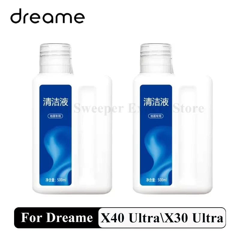 500ml Cleaning Fluid For Dreame X40 Ultra\X30 Ultra\H11/H11 Max/H12/H13/H12 Pro / M12 /W10 Cleaning Fluid Parts Accessories