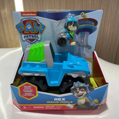 Original Paw Patrol 11kinds Vehicle Car Ryder Tracker Everest Chase Rex Skye Rocky Marshall Zuma Action Figure Birthday Gift Toy