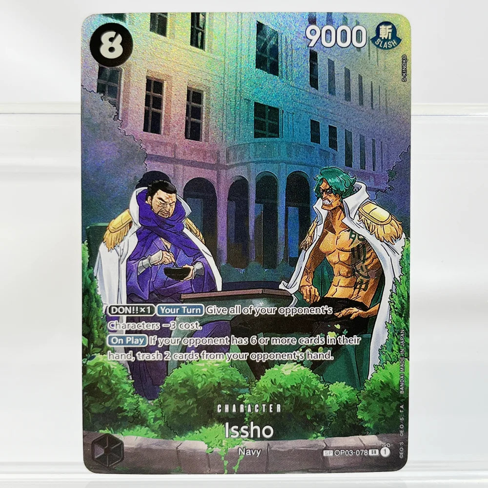 One Piece Anime OPCG Foil Card English Version Jinbe/Franky/Yamato/Jack Proxy Cards Game Anime Collection Cards Trading Card