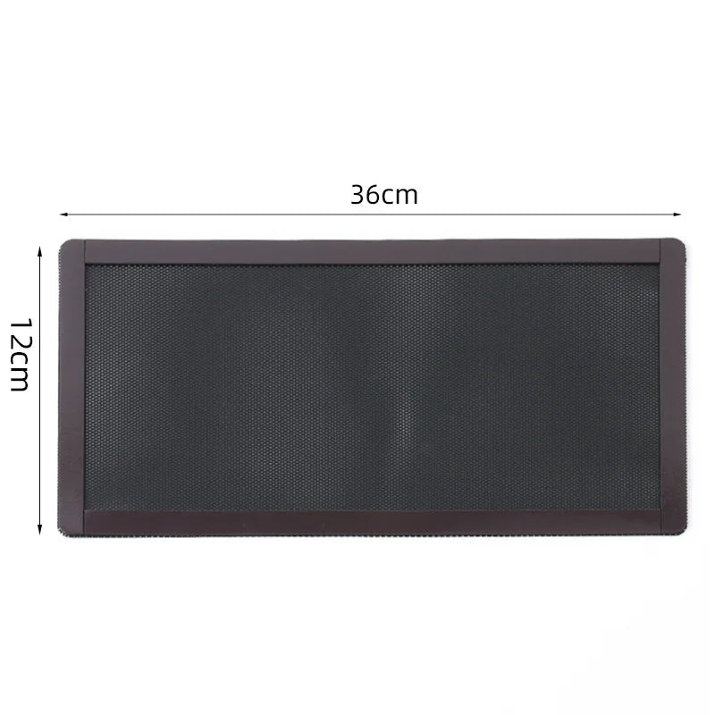 12x12cm 12x24cm Dust Filter For Computer Cooler Fan, Magnetic Frame PC Fan Dust Mesh PC Cooler Filter Dustproof PVC Cover