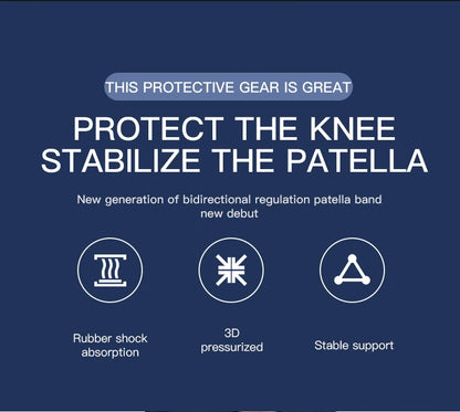 1PC Patella Kneecap Band Adjustable Silica Gel Knee Tendon Strap Protector Knee Pad Running Sports Cycling Gym Knee Support