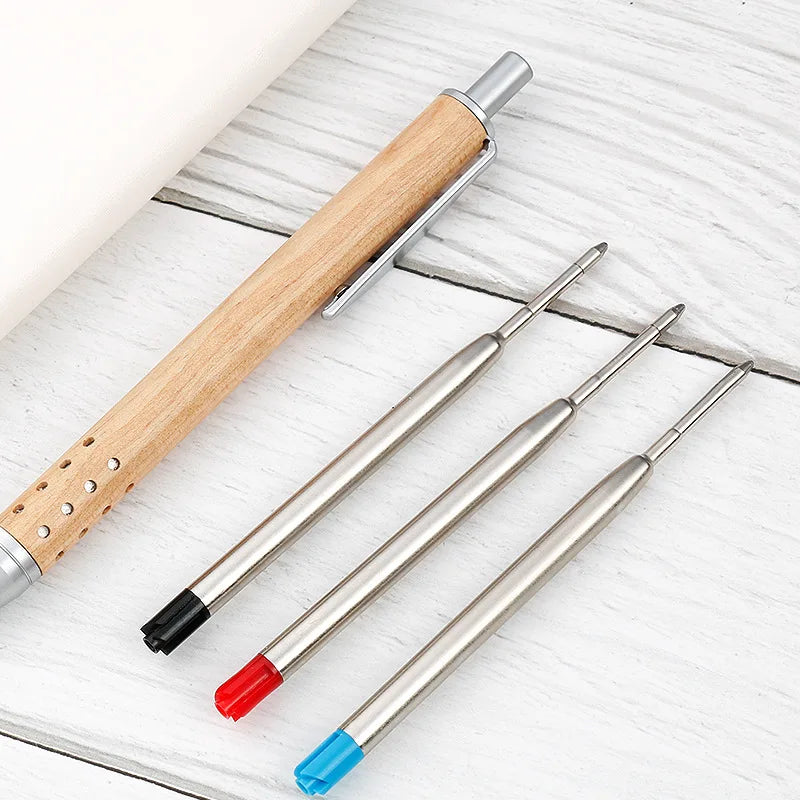 98mm1.0mm Ballpoint Pen Refills For Parker Pens Medium Point Blue Red Black Ink Rods For Writing Office Stationery