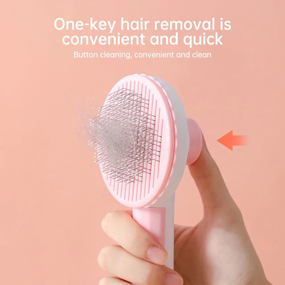 Pet Dog Hair Brush Cat Comb Grooming and Care Cat Brush Stainless Steel Comb for Long Hair Dogs Cleaning Pets Dogs Accessories
