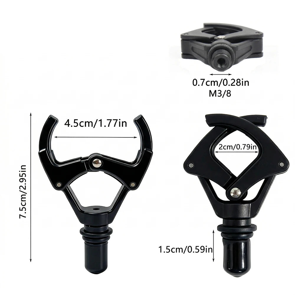 JSFUN 1/2/3Pcs Carp Fishing Rod Rest Head for Bank Sticks Rod Holder Carp Coarse Fishing