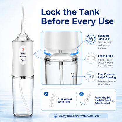 Powerful Water Oral Irrigation Irrigator Jet Ultrasound Air Ipx7 Waterproof Mouthwash Machines Dental Floss Flosser Irigator