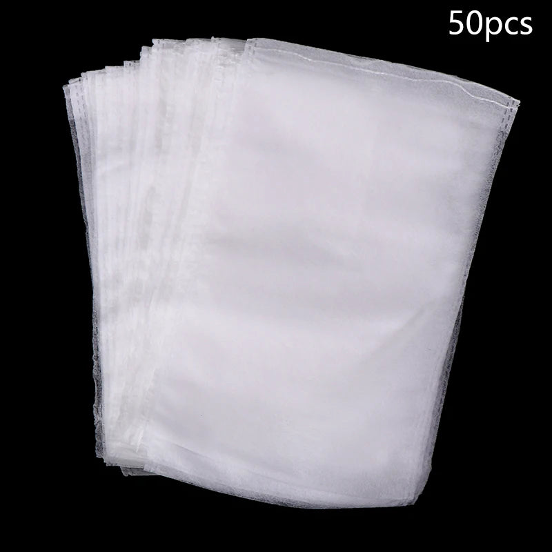 50Pcs Grapes Fruit Protection Bags Pest Control Anti-Bird Garden Netting Bags Mesh Agricultural Tree Garden Tool Bags