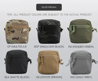 Tactical Molle Pouch Admin GP Pouches Small Utility EDC Bag for Tactical Belt and Molle Vest Storage Bag Hunting Bag