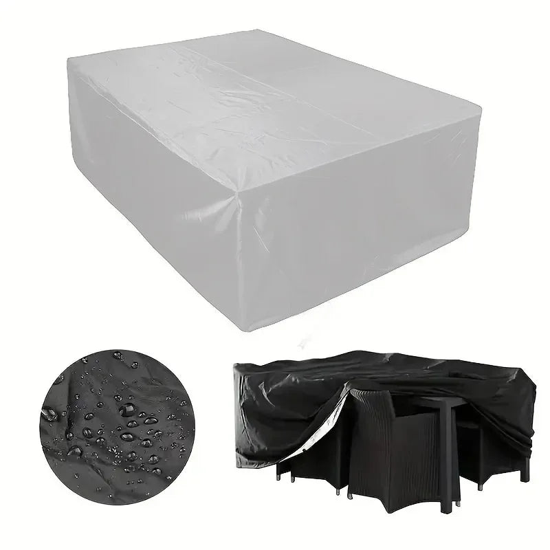 218 Sizes of Patio Furniture Covers, Table and Chair Covers, Waterproof, Dustproof, UV-proof 210D Oxford Cloth Protective Cover