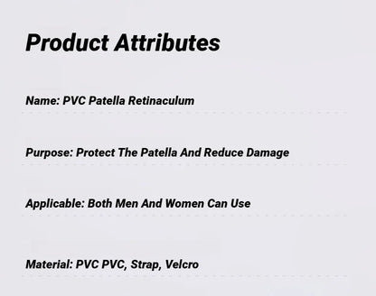 Adjustable PVC Knee Patellar Band Tendon Support Strape Brace Shock Absorption Compression Strap Pads Sport Protection