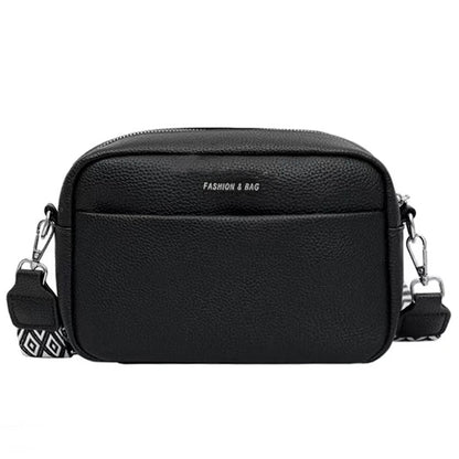 Trendy PU Crossbody Shoulder Bag for Women Stylish Design Pattern Strap Practical for Daily Casual Activities Outings