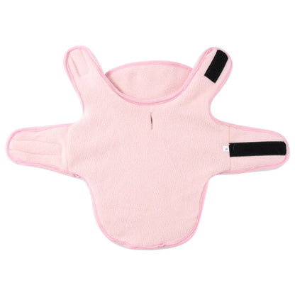 Cute Pet Jacket Coat Adjustable Soft High Neck Kitten Apparel Reversible Warm Fleece Autumn Winter Costume For Small Cats Sphynx