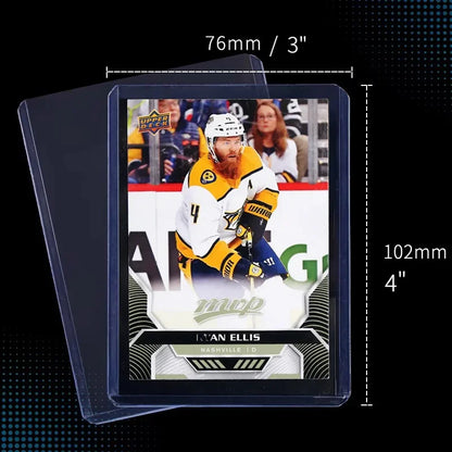 25PCS Toploader Card Sleeve 35PT Top Loader Card Protector for PKM 3” X 4“ Standard Size Rigid Hard Card Holder for MTG TCG Card