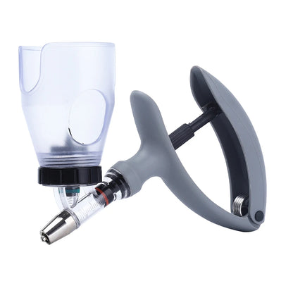 1 Pc 2/5ml Poultry Automatic Syringe With Vaccine Bottle Livestock Continuous Injector Pet Adjustable Vaccine Injection