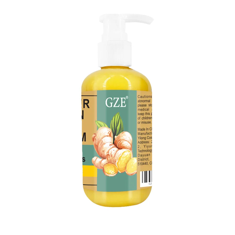GZE GINGER HAIR CREAM Ginger Hair Strengthens Cream Moisturizing Scalp Massage Hair Care Serum Conditioner