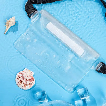 3-Layer High Waterproof Sealing Phone Dry Bag - Large Size Transparent Underwater Pouch for iPhone Mobile Phone