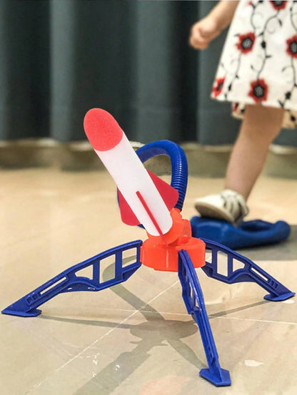 Flying Rocket Launch Cannon Foot Stepping Soaring Rocket Foot Stepping Toy Outdoor Flying Cannon Foot Stepping Children's Toy