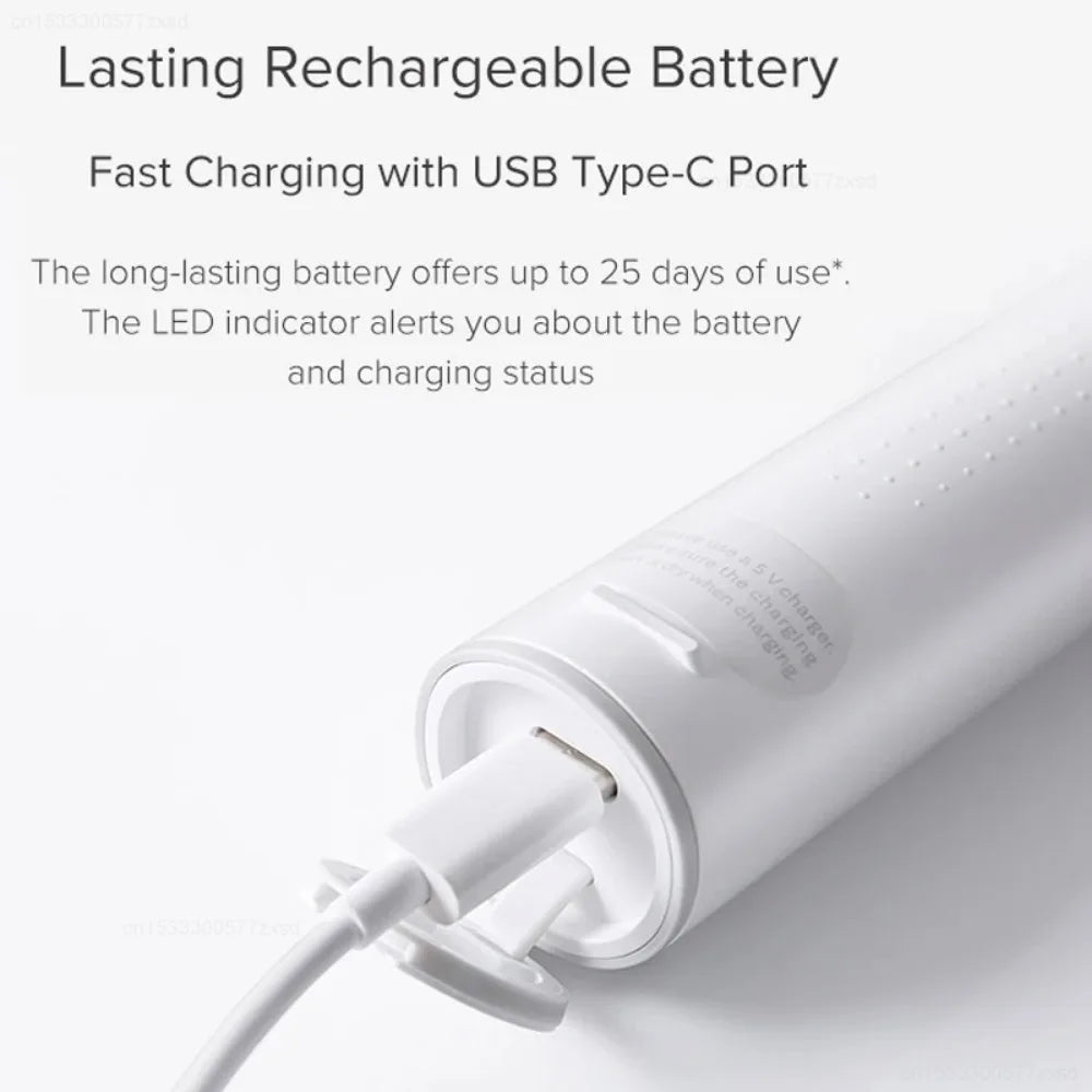Xiaomi Mijia T300 Electric Toothbrush IPX7 Waterproof Smart Sonic Brush Ultrasonic Whitening Teeth Tooth Brush Toothbrushes
