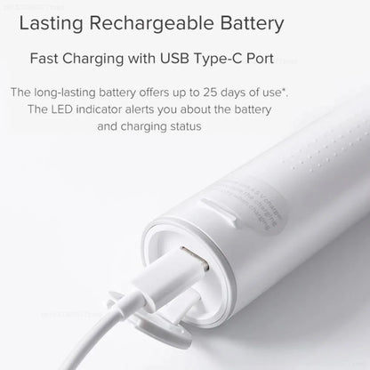Xiaomi Mijia T300 Electric Toothbrush IPX7 Waterproof Smart Sonic Brush Ultrasonic Whitening Teeth Tooth Brush Toothbrushes