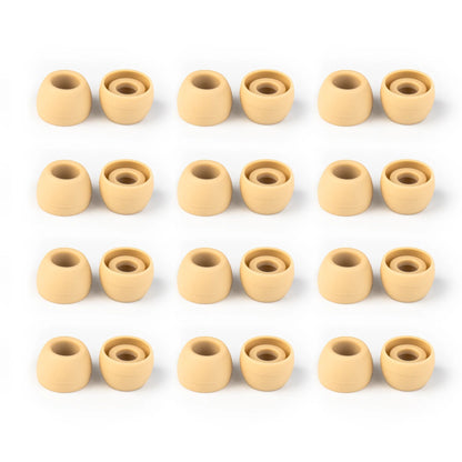 KBEAR 4540 Coffee Silicone Eartips Ergonomically Designed Earcap Optional XS/S/M/L Size and Combination Set Comfortable Earmuffs