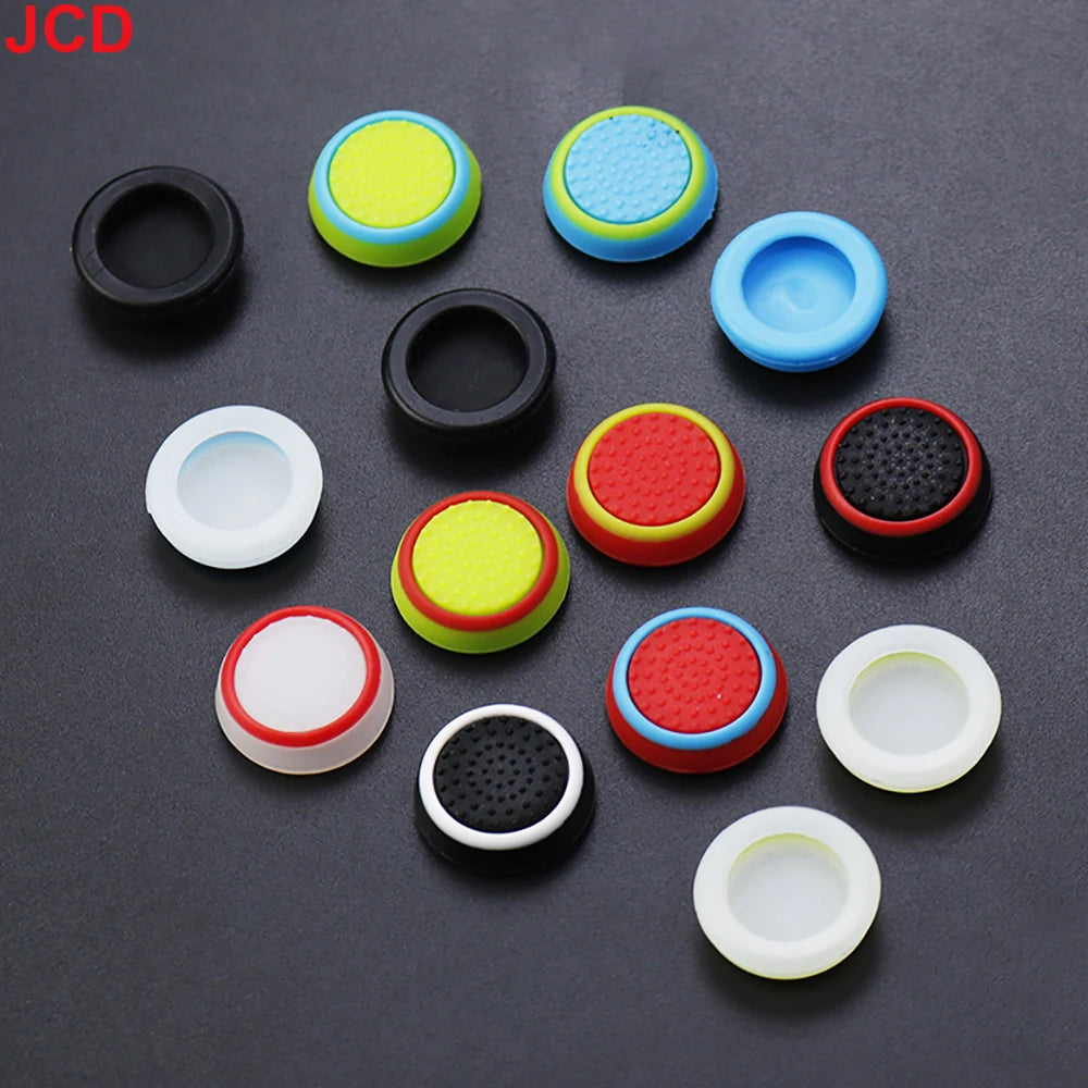 JCD 2pcs For PS3 PS4 PS5 Xbox one/360/Series S X Switch Pro Game Controllers Thumb Silicone Stick Grip Cap Cover Accessory