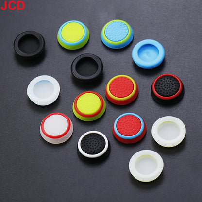 JCD 2pcs For PS3 PS4 PS5 Xbox one/360/Series S X Switch Pro Game Controllers Thumb Silicone Stick Grip Cap Cover Accessory